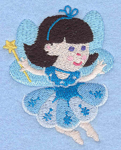 Embroidery Design: Fairy F<br>3.01" x 2.41"