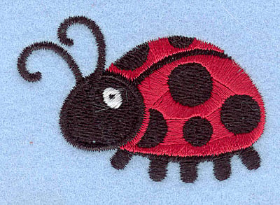 Embroidery Design: Ladybug<br>2.70" x 3.06"