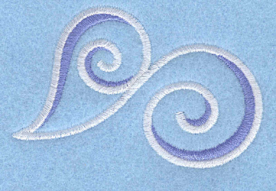 Embroidery Design: Wave<br>3.00w X 1.92h