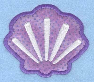 Embroidery Design: Oyster applique<br>3.50w X 2.98h