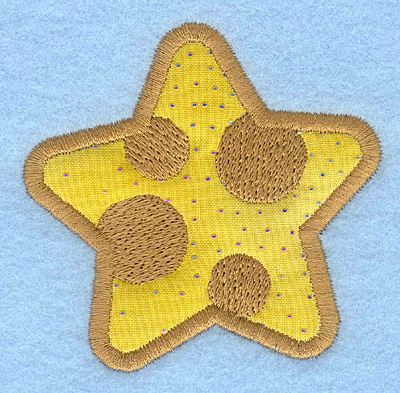 Embroidery Design: Star fish A applique <br>3.00w X 2.94h