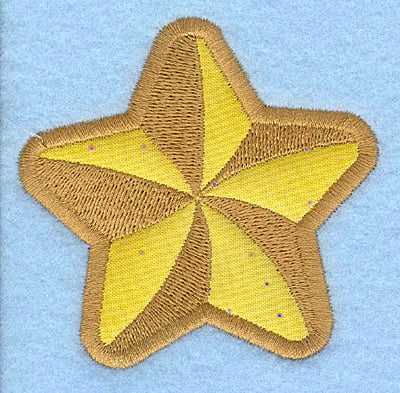 Embroidery Design: Star fish B applique<br>3.01w X 2.95h