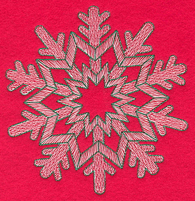 Embroidery Design: Snowflakes H large<br>4.93w X 5.18h | Embroidery Legacy Embroidery Design: Snowflakes H large<br>4.93w X 5.18h