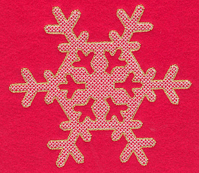 Embroidery Design: Snowflake I large<br>5.13w X 4.53h