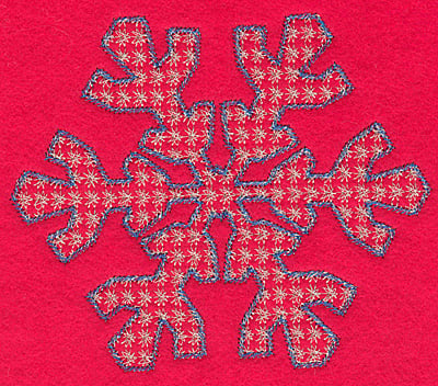 Embroidery Design: Snowflake J large<br>5.25w X 4.45h