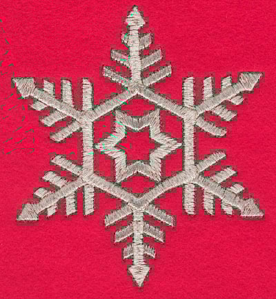 Embroidery Design: Snowflake K large<br>4.63w X 5.17h | Embroidery Legacy Embroidery Design: Snowflake K large<br>4.63w X 5.17h