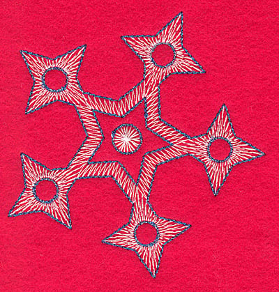 Embroidery Design: Snowflake Q medium<br>3.81w X 3.98h
