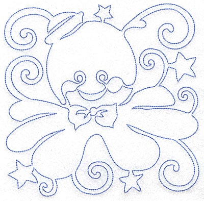 Embroidery Design: Octopus design large<br> 7.04w X 6.98h