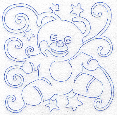 Embroidery Design: Teddy Bear large<br> 7.03w X 7.02h