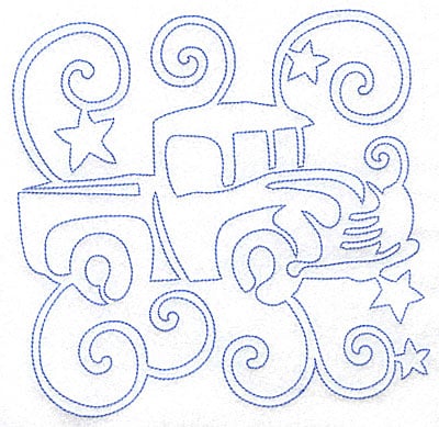 Embroidery Design: Toy Truck large<br> 7.03w x 7.01h