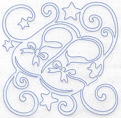 Embroidery Design: Baby Booties large<br> 7.09w X 7.03h