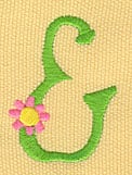 Embroidery Design: Ladybug Letters &<br> 1.39w X 1.91h
