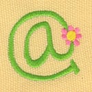 Embroidery Design: Ladybug Letters @<br> 1.49w X 1.45h