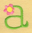 Embroidery Design: Ladybug Letters a<br>1.16w X 1.24h