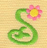 Embroidery Design: Ladybug Letters s<br> 0.95w X 1.14h