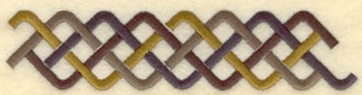 Embroidery Design: Large band plait B<br>5.79w X 1.35h