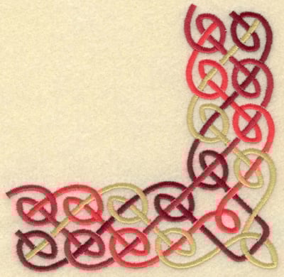 Embroidery Design: Large four strand corner<br>4.90w X 4.88h | Embroidery Legacy Embroidery Design: Large four strand corner<br>4.90w X 4.88h