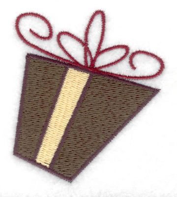 Embroidery Design: Gift Parcel 1 large<br> 2.37w X 2.67h