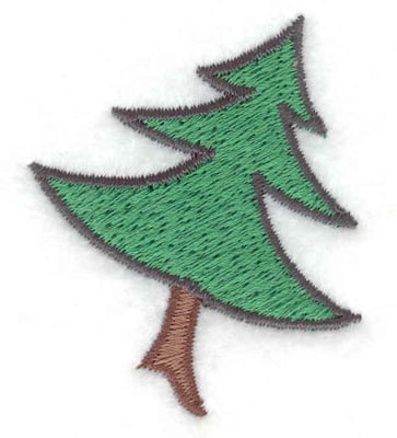 Embroidery Design: Christmas tree<br> 1.70w X 2.06h