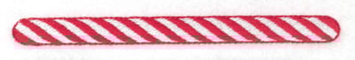 Embroidery Design: Candy cane line large<br> 4.96w X 0.40h | Embroidery Legacy Embroidery Design: Candy cane line large<br> 4.96w X 0.40h