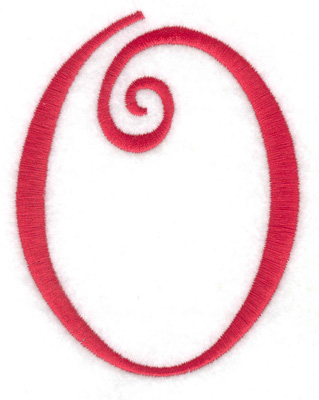 Embroidery Design: o<br> 3.10w X 4.00h