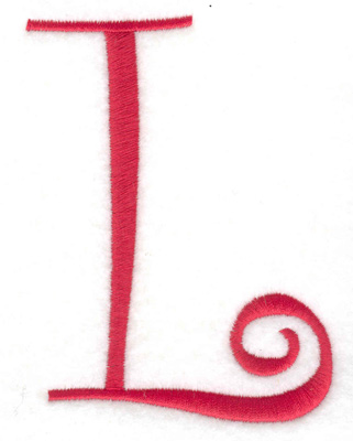 Embroidery Design: L<br> 3.00w X 4.00h