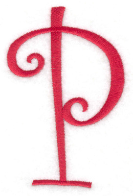 Embroidery Design: P<br> 2.58w X 4.00h