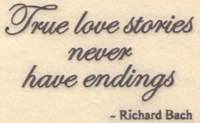 Embroidery Design: Small True love stories<br>5.83w X 3.65h