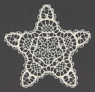 Embroidery Design: Star C large<br> 4.94w X 4.73h