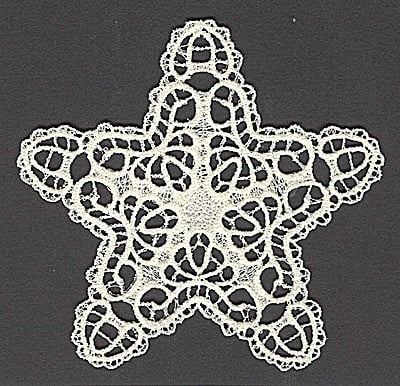Embroidery Design: Star E large<br> 4.95w X 4.74h