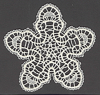Embroidery Design: Star F large<br> 4.93w X 4.74h