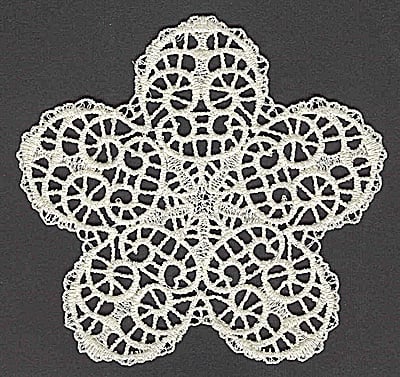 Embroidery Design: Star H large<br> 4.97w X 4.82h