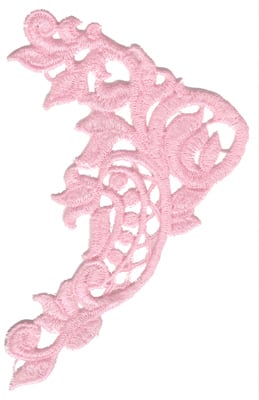 Embroidery Design: Vintage Lace 4th Edition Vol.1 129<br>4.87w X 8.50h