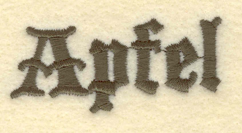 Embroidery Design: Apfel <br>2.51w X 1.12h | Embroidery Legacy Embroidery Design: Apfel <br>2.51w X 1.12h