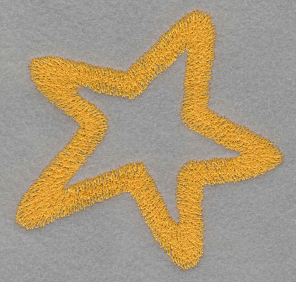 Embroidery Design: Star Large<br>4.68h X 4.73w