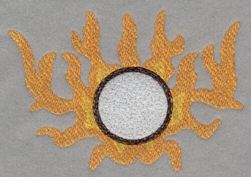 Embroidery Design: Chinese Flames Large<br>4.01h X 5.47w