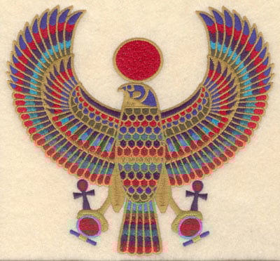 Embroidery Design: Horus large<br>7.34w X 6.79h