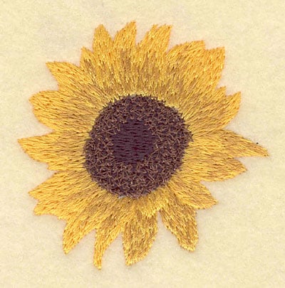 Embroidery Design: Sunflower<br>2.65w X 2.60h | Embroidery Legacy Embroidery Design: Sunflower<br>2.65w X 2.60h