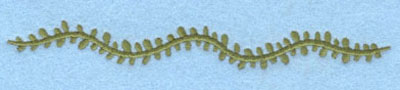 Embroidery Design: Vine Horizontal Large<br>0.70h X 5.80w