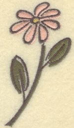 Embroidery Design: Daisy Large<br>1.97w X 3.51h