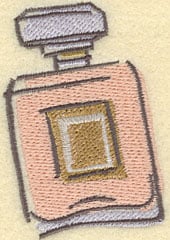 Embroidery Design: Perfume Bottle Large<br>2.32w X 3.35h