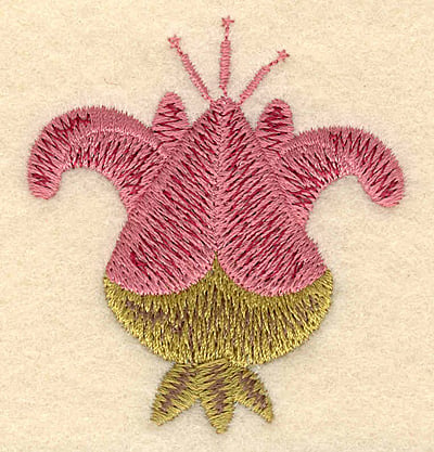 Embroidery Design: Single flower<br>2.27w X 2.50h