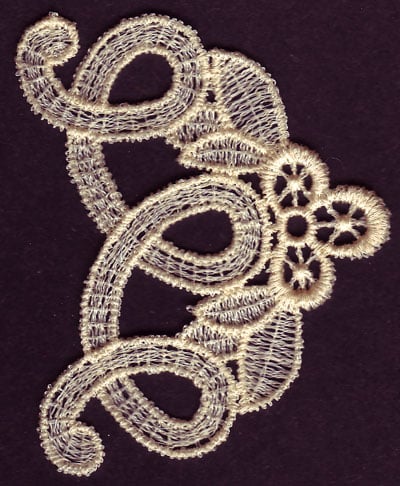 Embroidery Design: Lace 3rd Ed. Vol.6 no.37<br>2.31w X 2.79h