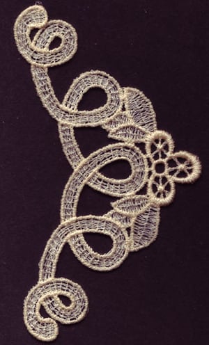 Embroidery Design: Lace 3rd Ed. Vol.6 no.39<br>2.7w X 4.43h