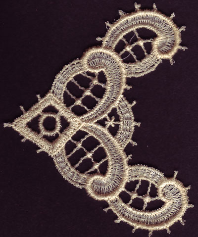 Embroidery Design: Lace 3rd Ed. Vol.3 no.40<br>2.69w X 3.37h