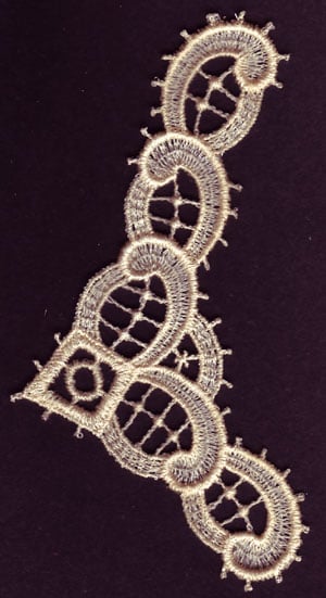 Embroidery Design: Lace 3rd Ed. Vol.3 no.41<br>3.01w X 4.81h