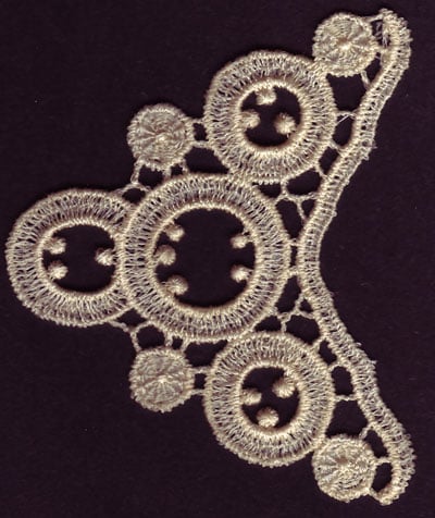 Embroidery Design: Lace 3rd Ed. Vol.2 no.45<br>2.65w X 3.05h