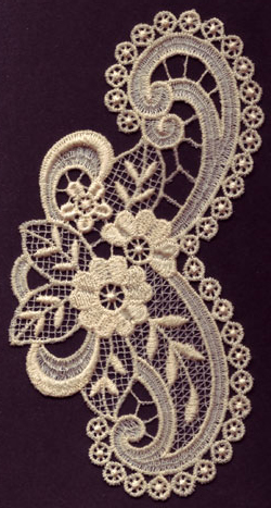 Embroidery Design: Lace 3rd Ed. Vol.6 no.59<br>3.67w X 6.86h