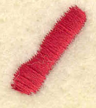 Embroidery Design: Comma<br>0.50w X 0.62h