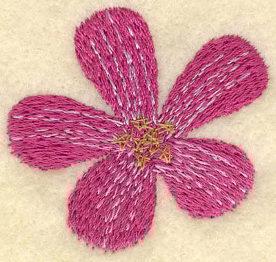 Embroidery Design: Large Flower<br>1.81w X 1.71h